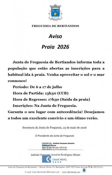 Praia 2026