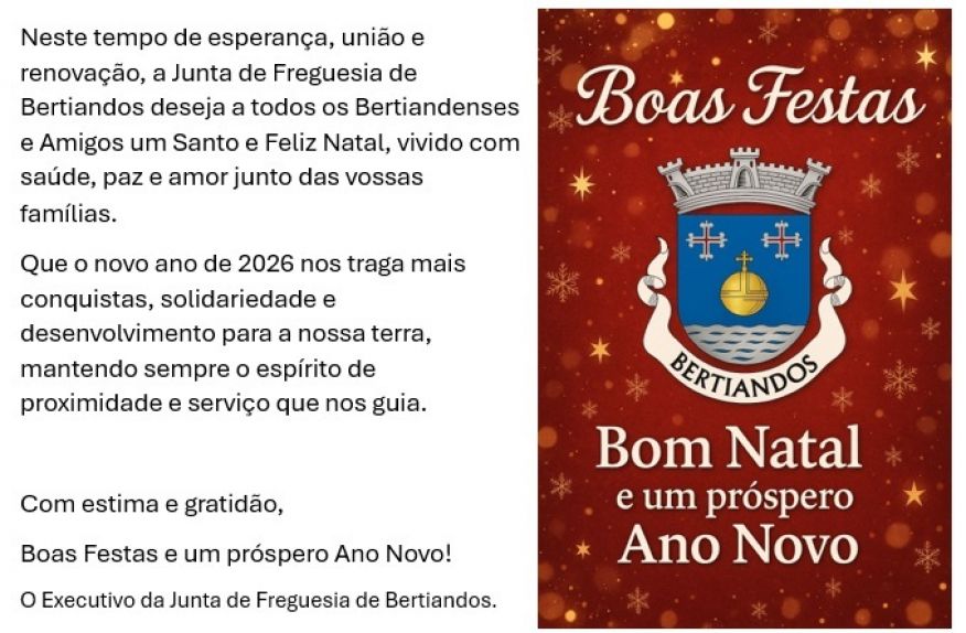 Mensagem de Boas Festas