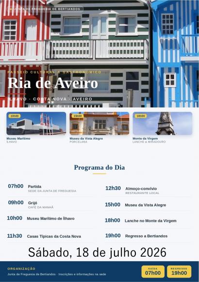 Passeio Conv&iacute;vio 2026