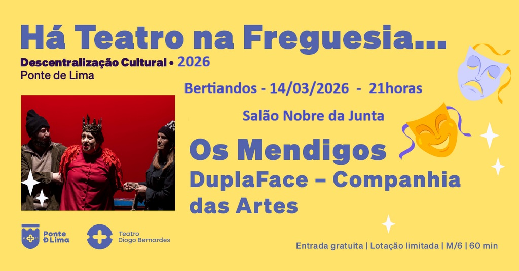 Teatro  "Os Mendigos".  Duplaface
